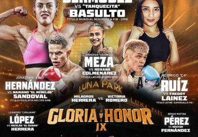 El Boxeo Argentino vuelve al Luna Park con 4 peleas de Titulo